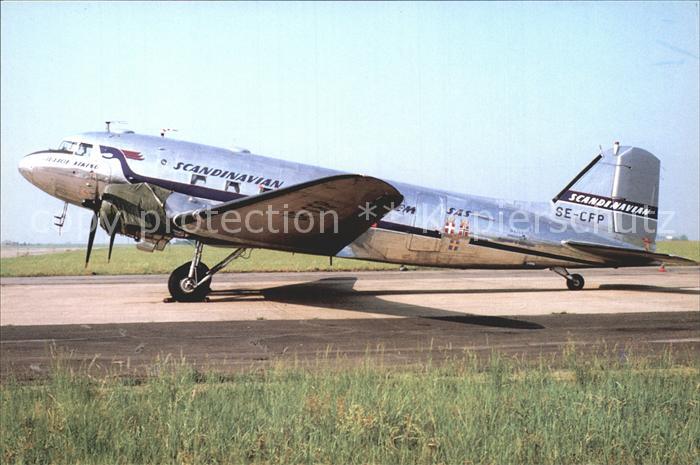 Flugzeuge Zivil Scandinavian Douglas DC-3C SE-CFP c/n 13883