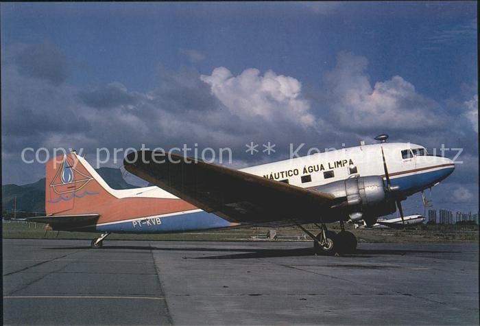 Flugzeuge Zivil Clube Nautico Agua Limpa DC-3 C-47A PT-KVB 20136