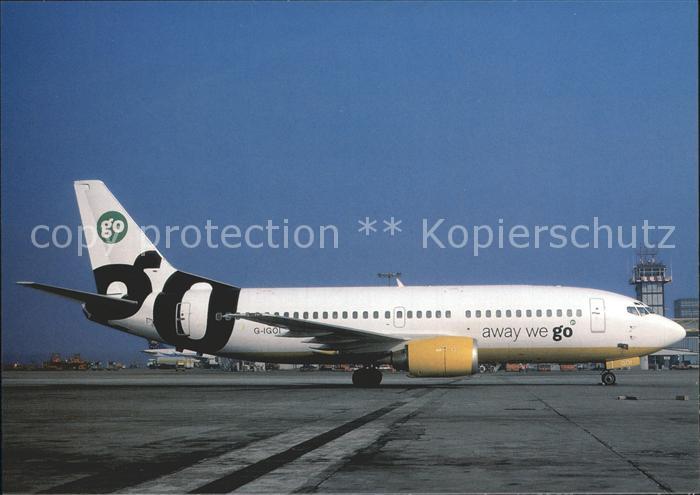 Flugzeuge Zivil GO Away we Go Boeing 737-300 G-IGOI
