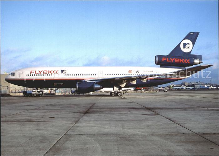 Flugzeuge Zivil FLY 2K MTV colours McDDouglas DC-10-10 C-GCPD