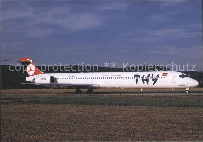 Flugzeuge Zivil THY Turkish Airlines McDonnell Douglas MD-90-30 TC-JHA