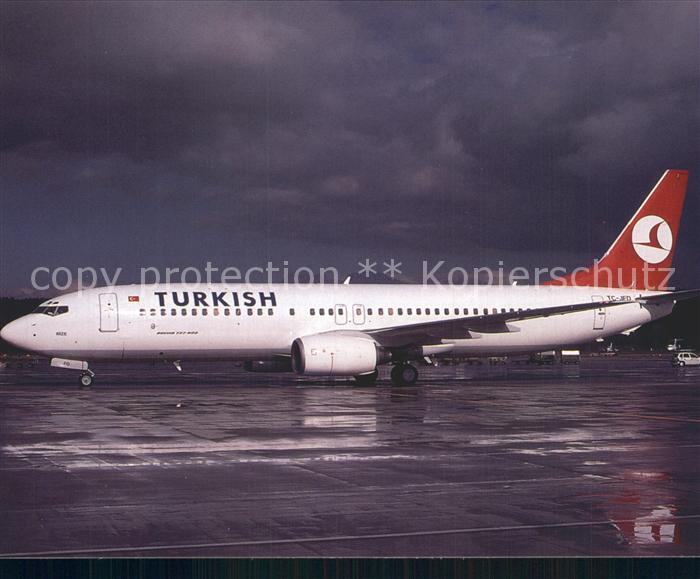 Flugzeuge Zivil Turkish Airlines Boeing 737-8F2 TC-JFD c/n 29766/87