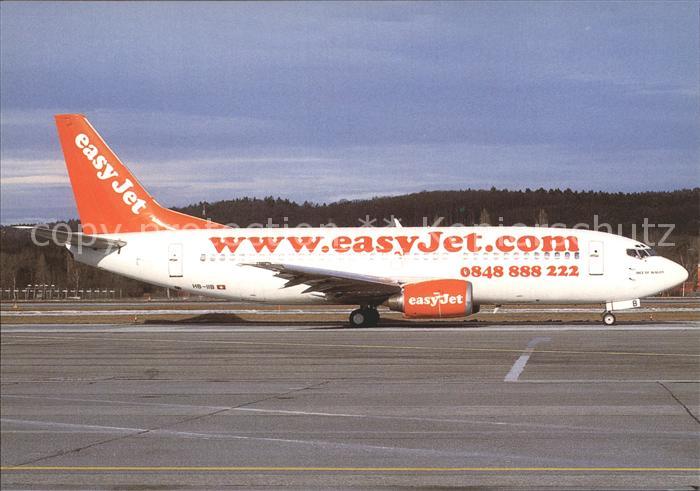 Flugzeuge Zivil Easyjet Switzerland Boeing 737-3M8 HB-IIB c/n 24024/1689