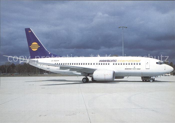 Flugzeuge Zivil Hamburg International Boeing 737-73S D-ASKH c/n29082/229