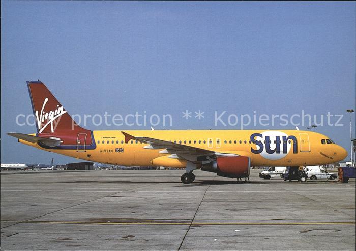 Flugzeuge Zivil Virgin Sun Airbus A-320 G-VTAN