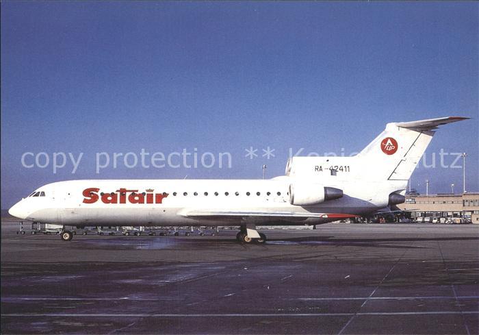 Flugzeuge Zivil Satair Yakovlev 42D RA-42411 c/n 4520421219043