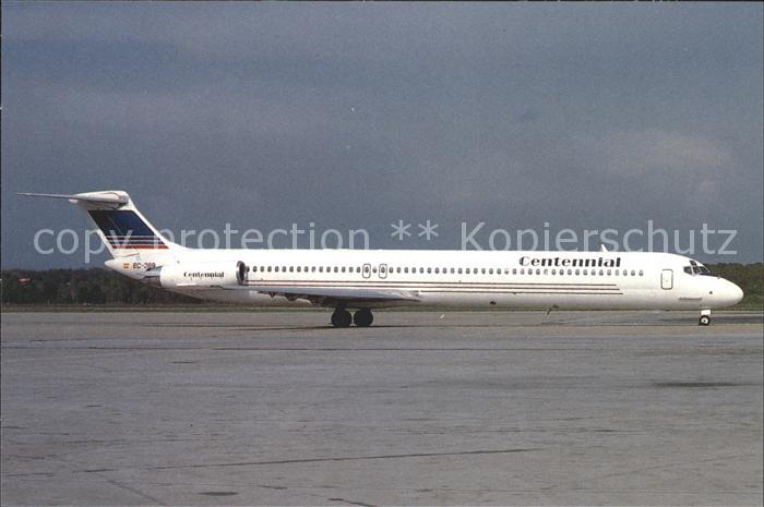 Flugzeuge Zivil Centennial MD-83 EC-389 c/n 49396/1305