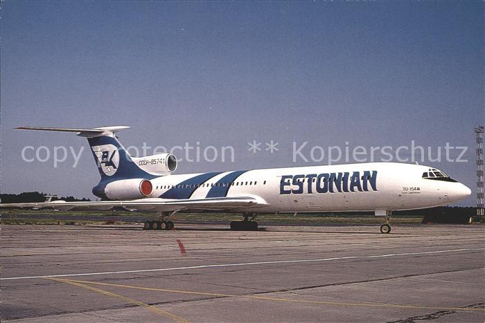 Flugzeuge Zivil Elk Estonian Aviation Tupolev Tu-154M