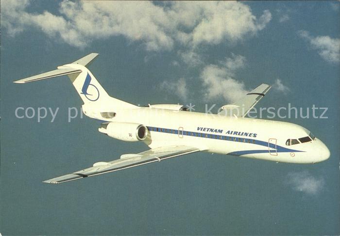 Flugzeuge Zivil Vietnam Airlines Fokker 70