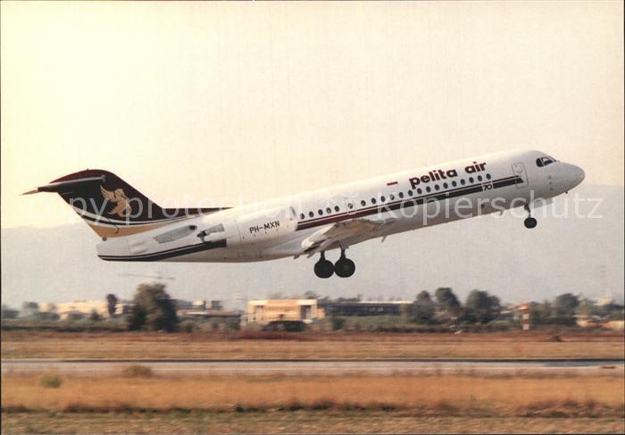 Flugzeuge Zivil Pelita Air Fokker 70 PH-MXN c/n 11553