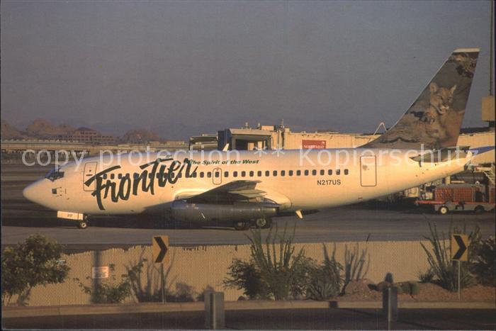Flugzeuge Zivil Frontier Lioness and cub Boeing 737-201 N217US c/n 20215/207