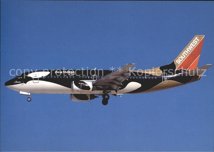 Flugzeuge Zivil Southwest Airlines Shamu colours Boeing 737-3H4 N334SW