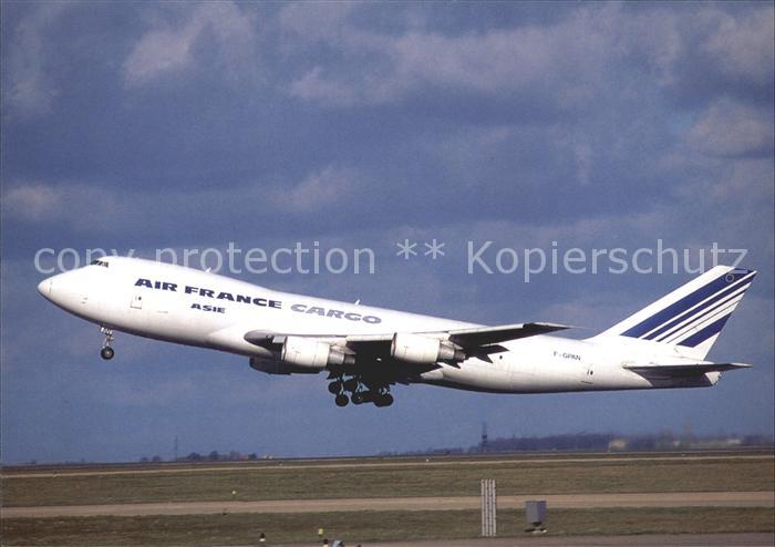 Flugzeuge Zivil Air France Asie Cargo B747-2B3F F-GPAN c/n 21515/337