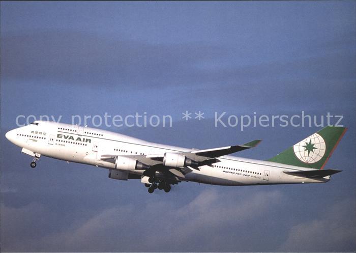 Flugzeuge Zivil Eva Air B747-45E B-16402 c/n 27063/947