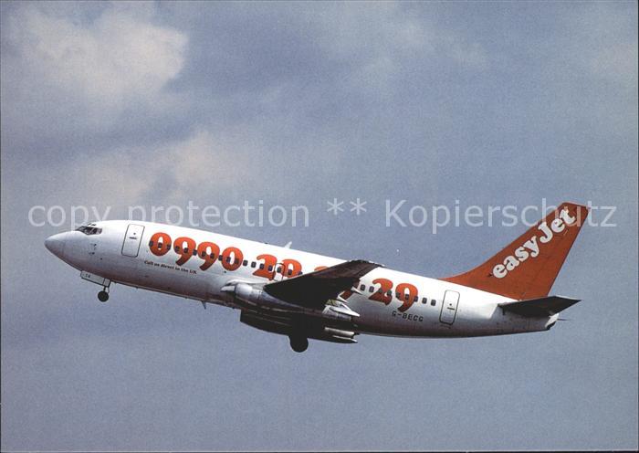 Flugzeuge Zivil Easy Jet B737-204 G-BECG c/n 21335/487