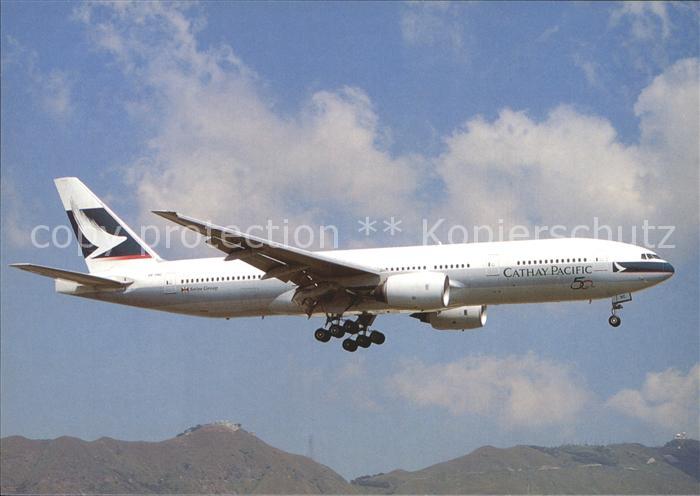 Flugzeuge Zivil Cathay Pacific B777-267 VR-HNC c/n 27263