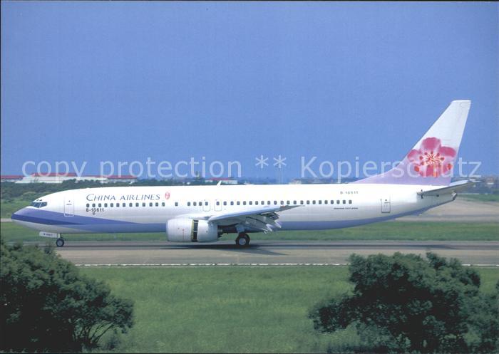 Flugzeuge Zivil China Airlines B737-8O9 B-18611 c/n 29106/302