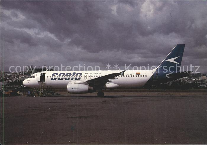 Flugzeuge Zivil Saeta Air Ecuador Airbus A-320 HC-BUM