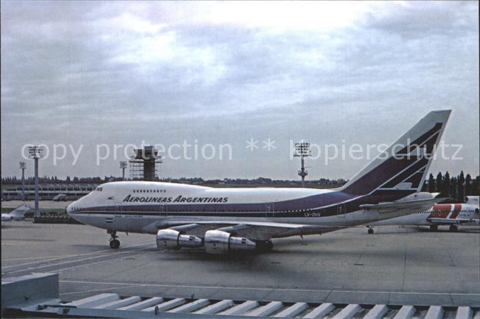 Flugzeuge Zivil Aerolineas Argentinas B-747-SP-27 LH-OHV c/n 21786