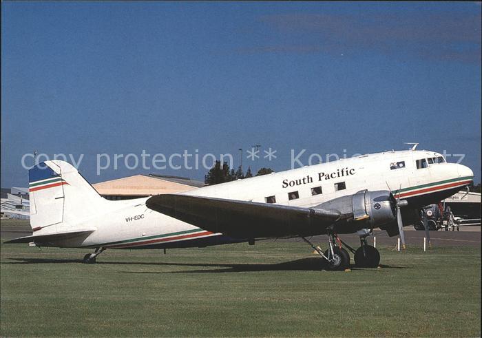 Flugzeuge Zivil South Pacific Douglas DC-3 VH-EDC c/n 1