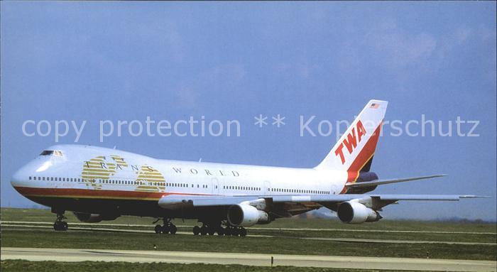 Flugzeuge Zivil TWA B-747-131 N93108 c/n 19674/38
