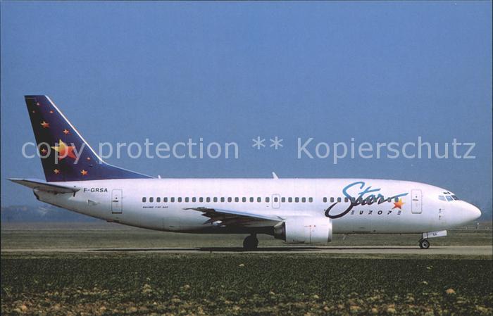 Flugzeuge Zivil Star Europe B737-33 F-GRSA c/n 25011
