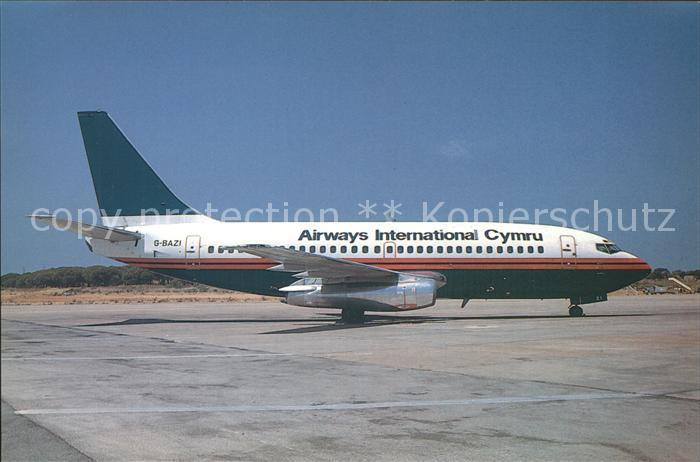 Flugzeuge Zivil Airways International A045 Boeing 737-204 G-BAZI C/n 20808