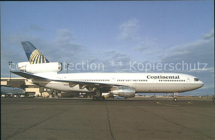 Flugzeuge Zivil Continental Airlines McDonnell Douglas DC-10-30 N68060 C/n 47850