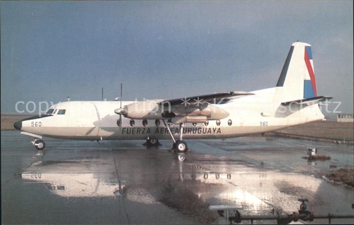 Flugzeuge Zivil SAM-01 DEC 81 FOKKER F-27 MK. 100560 (c/n 10199)  FUERZA AEREA U