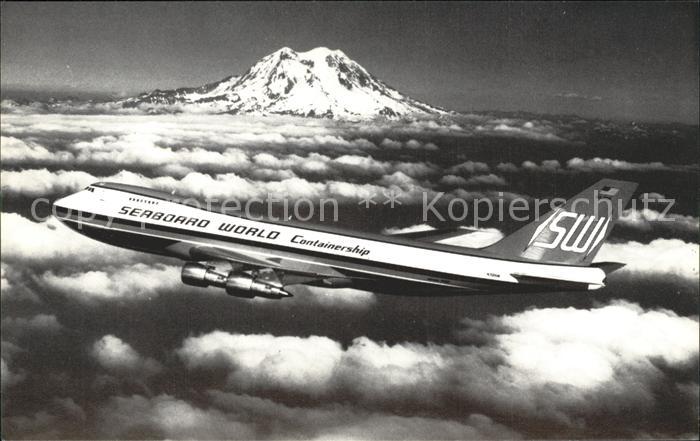 Flugzeuge Zivil SEABOARD WORLD AIRLINES Boeing 747F
