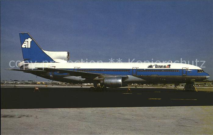 Flugzeuge Zivil AIRBORNE POSTCARD NO.124 Lockheed L.1011-385-1 Tristar-1 C-FTNC