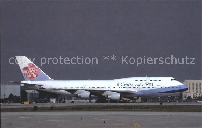 Flugzeuge Zivil China Airlines Boeing 747-400 B-163