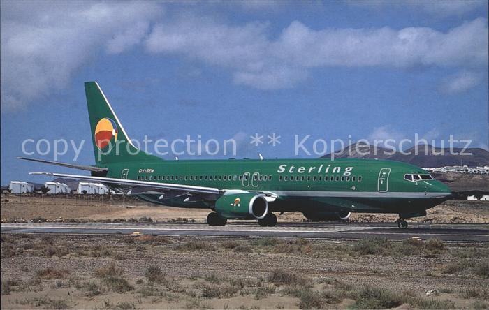 Flugzeuge Zivil Sterling Europian Airlines Boeing 737-8
