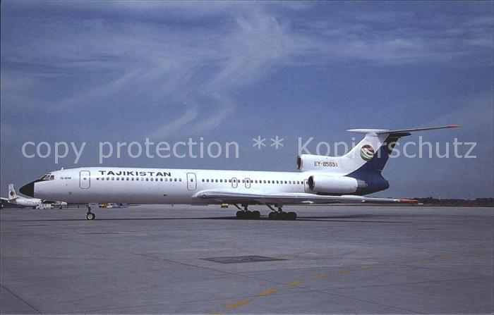 Flugzeuge Zivil Tajikistan Airlines Tupolev Tu-154 EY-85651