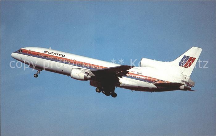 Flugzeuge Zivil United Airlines Lockheed L1011-500 a long-range version of Trist