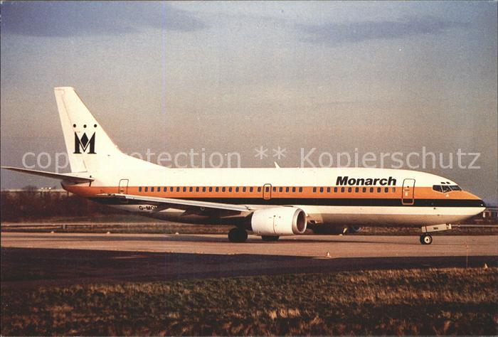 Flugzeuge Zivil Monarch G-MONH Boeing 737-3YO at Leeds/Bradford Airport