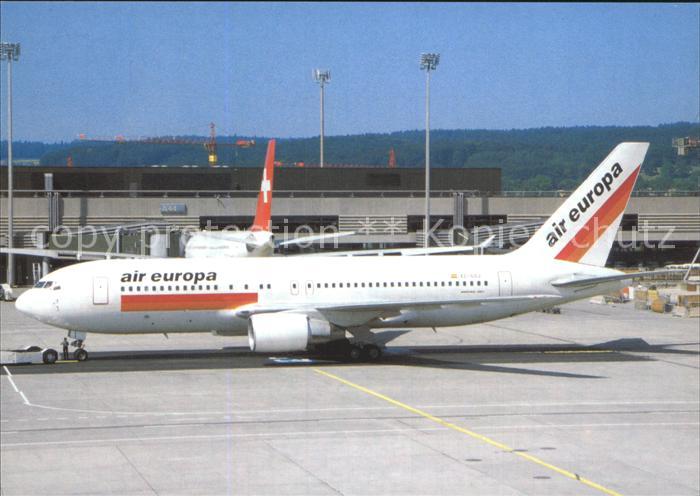 Flugzeuge Zivil Airport Impressions ZRH Boeing 767-204 (ER) Air europa EC-GDJ c/