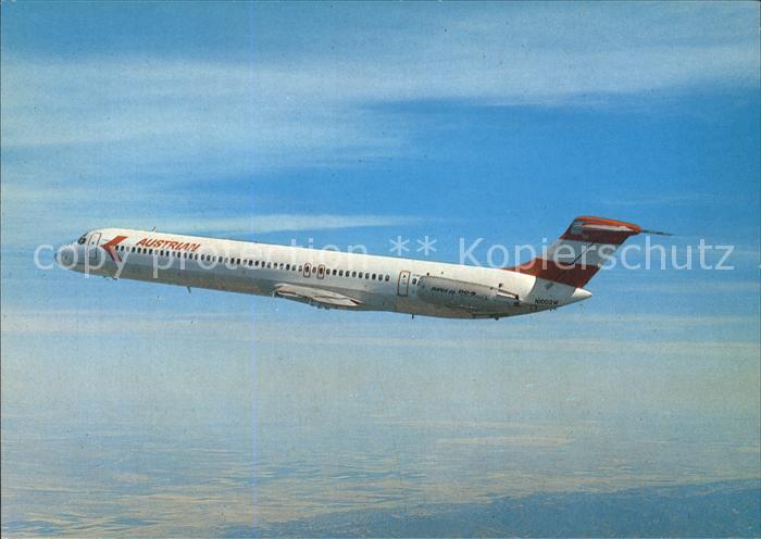 Flugzeuge Zivil 024 AUSTRIAN AIRLINES Douglas DC9-81