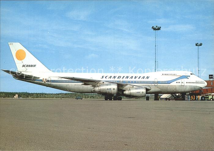 Flugzeuge Zivil 033 SCANAIR Boeing 747-283B