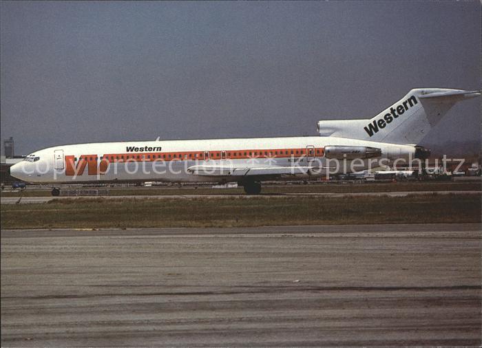 Flugzeuge Zivil Western Airlines Boeing 727