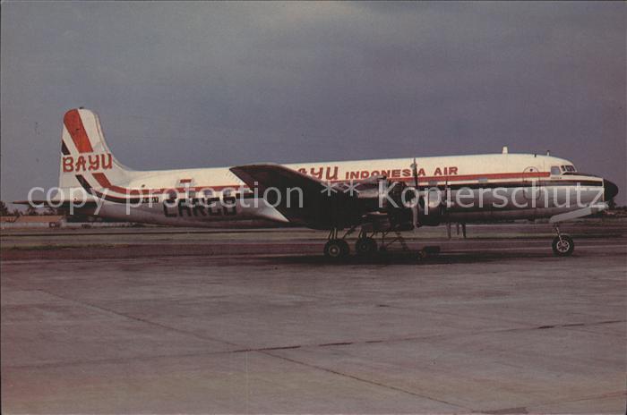 Flugzeuge Zivil PK-BAY Douglas DC 6A c/n 44420 Bayu Indonesia Air