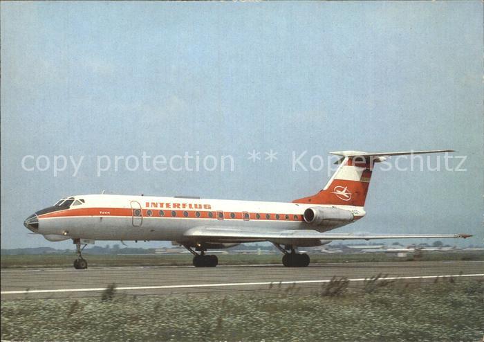 Flugzeuge Zivil TU-134/76 Interflug