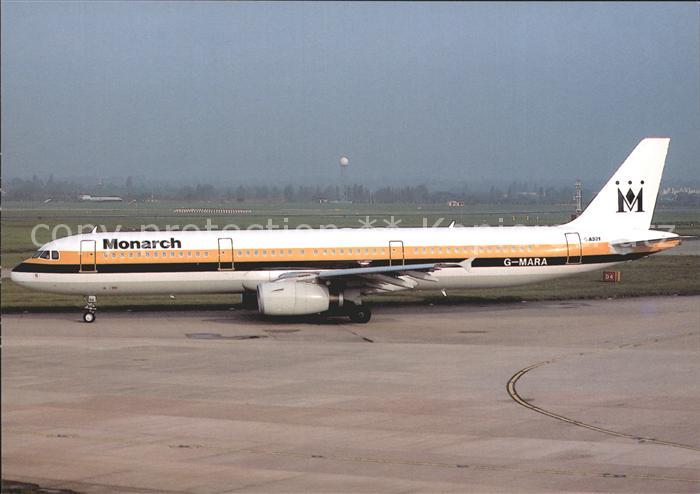 Flugzeuge Zivil MONARCH AIRLINES Airbus A-321 G-MARA BHX