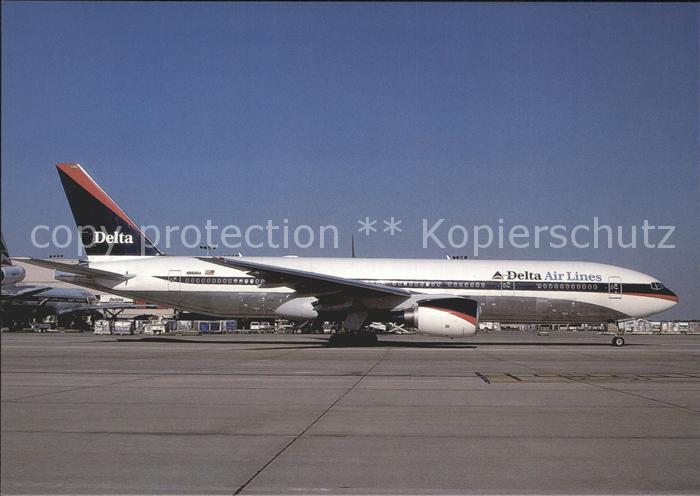 Flugzeuge Zivil DELTA AIRLINES Boeing B-777 N860DA at ATLANTA