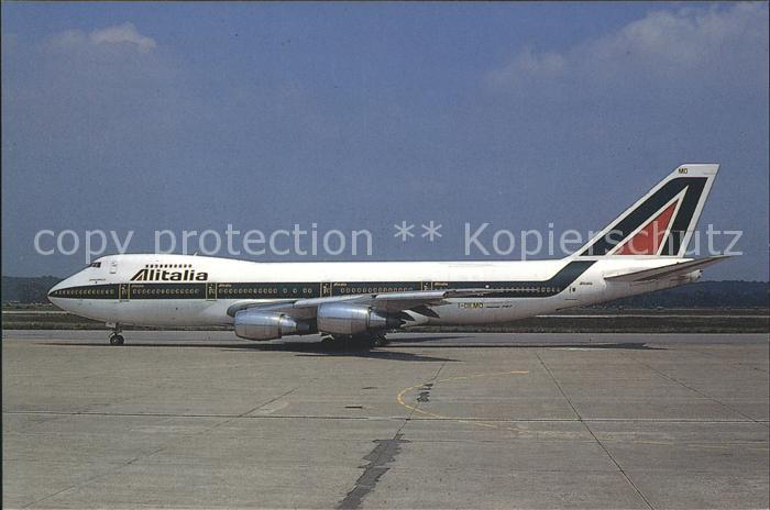 Flugzeuge Zivil I-DEMD Boeing 747 243B c/n 22507 Alitalia