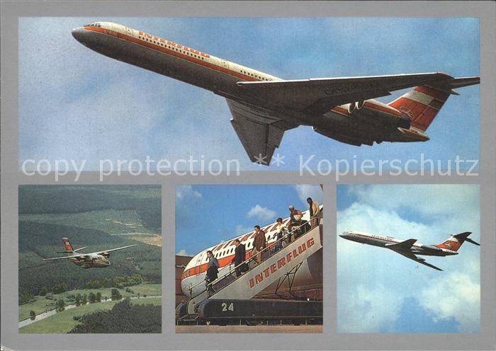 Flugzeuge Zivil INTERFLUG