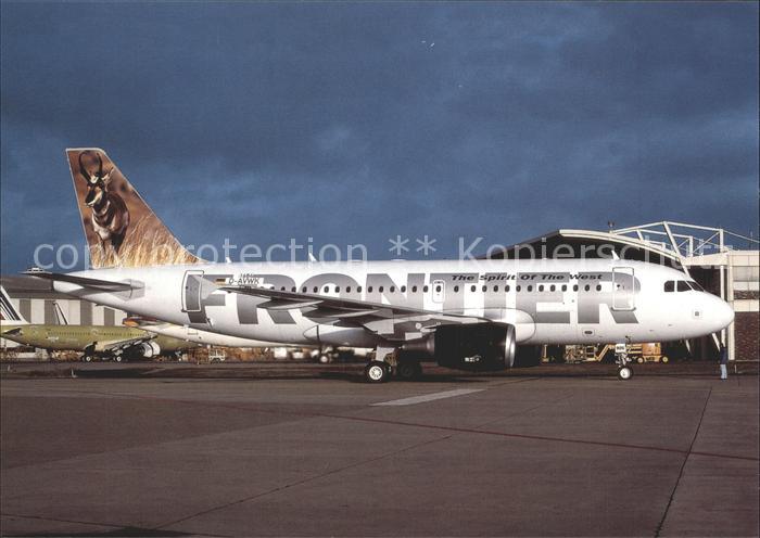 Flugzeuge Zivil Frontier (Elk tail. RHS) airbus 319-111 D-AVWK c/n 1684