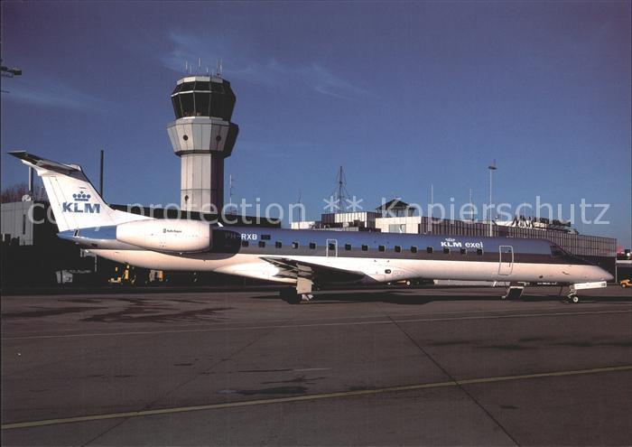 Flugzeuge Zivil KLM Embraer EMB-145 PH-RXB c/n 145320 Maastricht