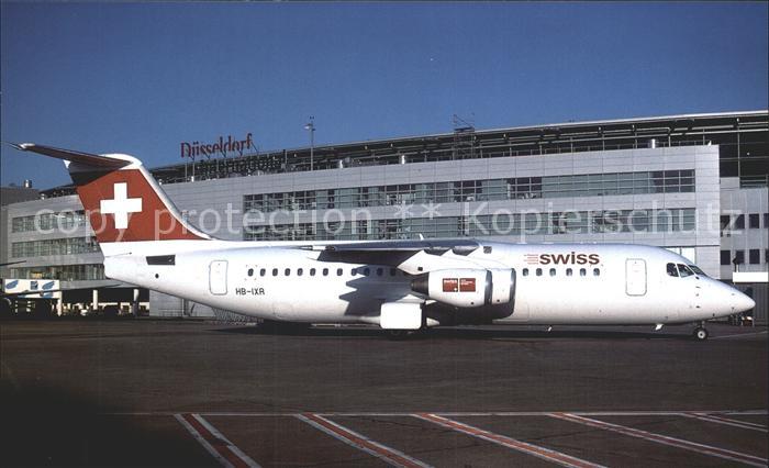 Flugzeuge Zivil SWISS Avro RJ 70 HB-IXP Düsseldorf