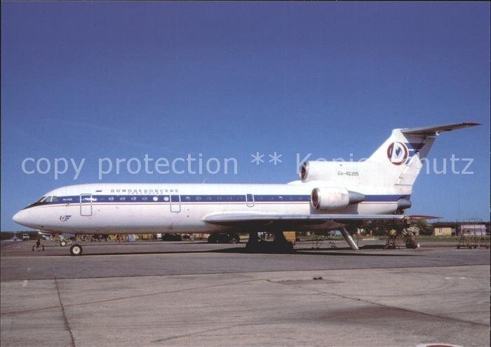 Flugzeuge Zivil DOMODEDOVO AIRLINES YAK-42D RA-42355 c/n 4520424711399 Moscow DM